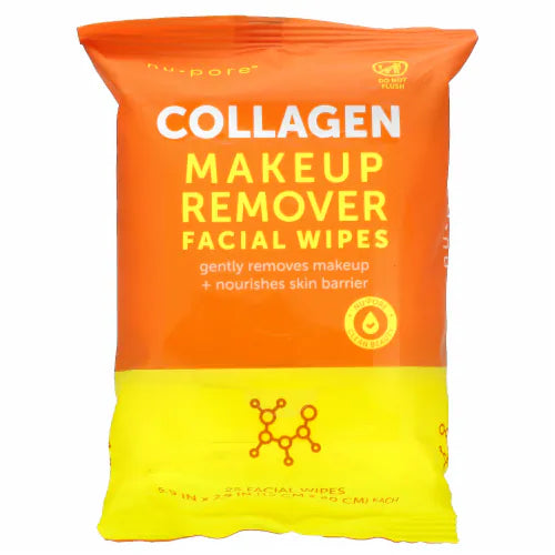 Nu-Pore, Collagen Makeup Remover Facial Wipes, 25 Facial Wipes