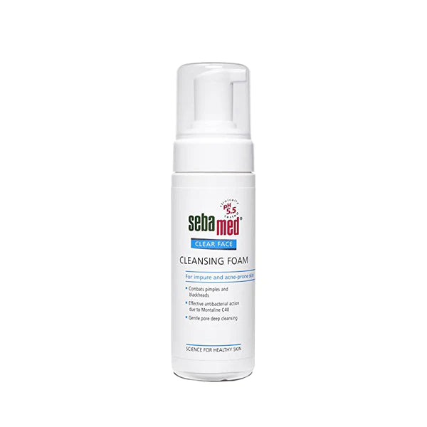 SEBAMED CLEAR FACE ANTIBACTERIAL CLEANSING FOAM 150ML