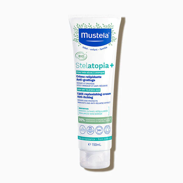 MUSTELA STELATOPIA+ LIPID-REPLENISHING CREAM ANTI ITCHING 150ML