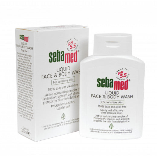 Sebamed Liquid Face & Body Wash 200ml