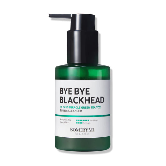 SOME BY MI Bye Bye Blackhead 30 Days Miracle Green Tea Tox Bubble Cleanser