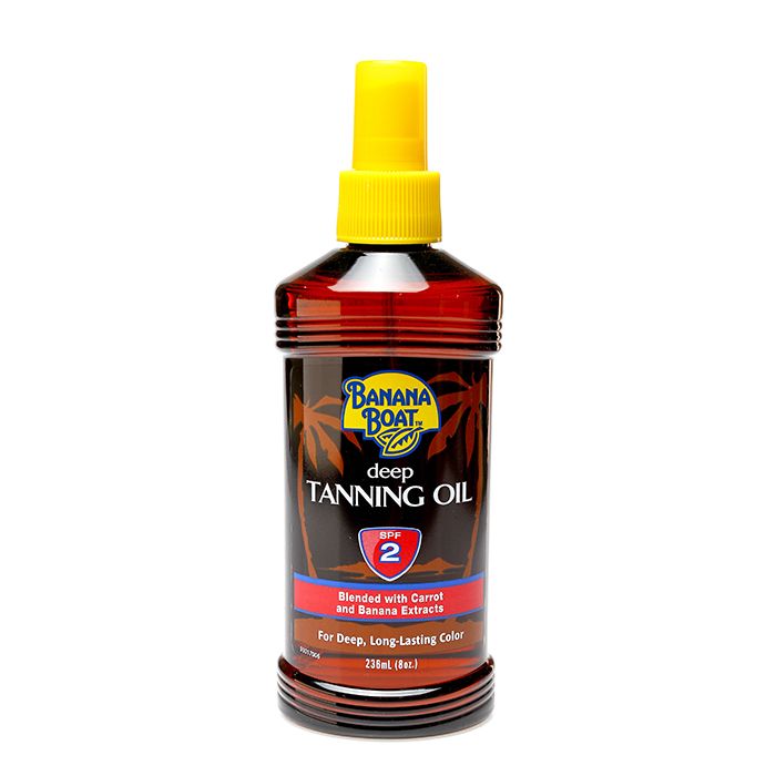 Banana Boat Protective Tanning Oil-SPF2-Carrot & Banana Extracts