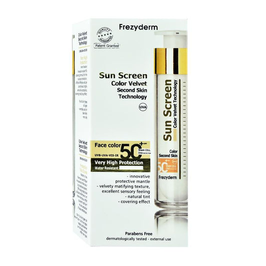 FREZYDERM SUN SCREEN COLOR VELVET TECHNOLOGY SPF50+