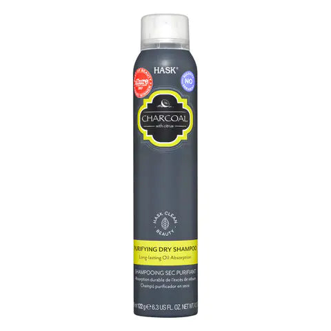 Hask Charcoal Purifying Dry Shampoo Black 122g