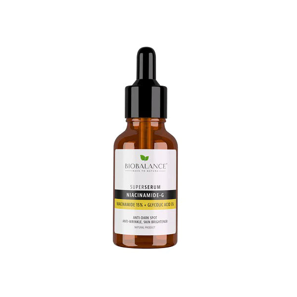 BIO BALANCE NIACINAMIDE-G NIACINAMIDE 15% + GLYCOLIC ACID 5% SUPER SERUM 30ML