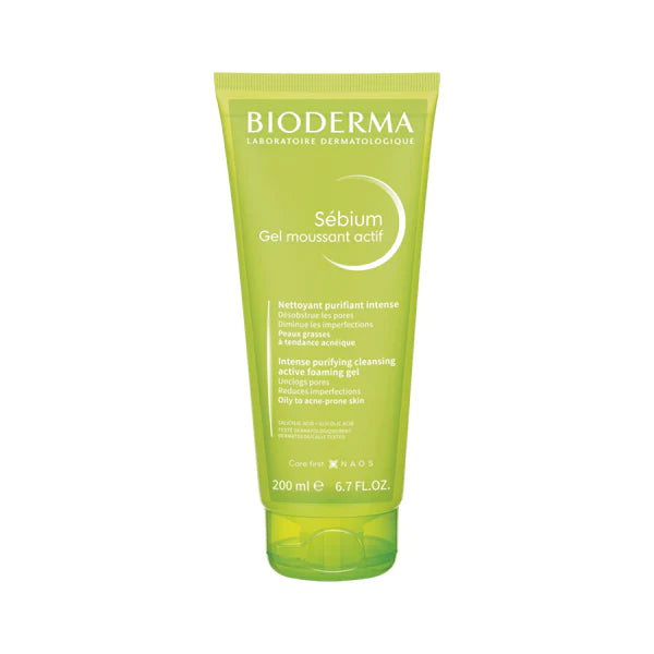 BIODERMA SEBIUM GEL MOUSSANT ACTIF (SALICYLIC ACID) 200 ml