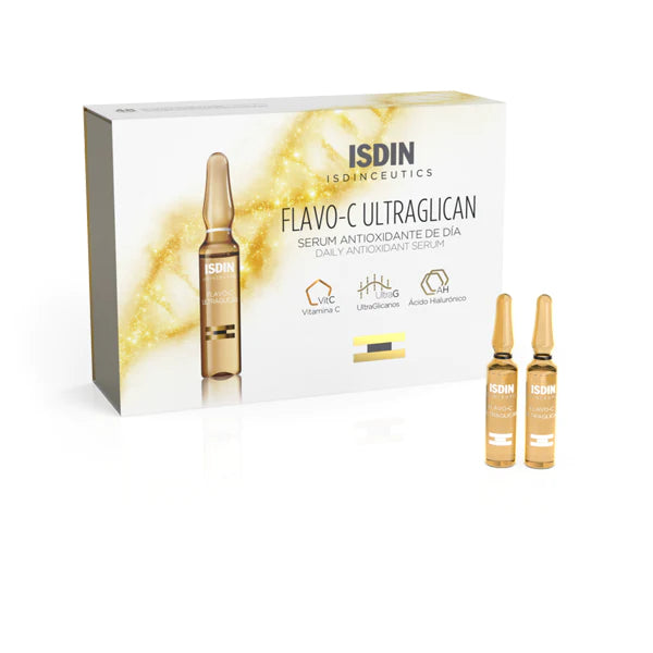 ISDIN ISDINCEUTICS FLAVO-C ULTRAGLICAN ANTIOXIDANT 10 AMPOULES*2ML