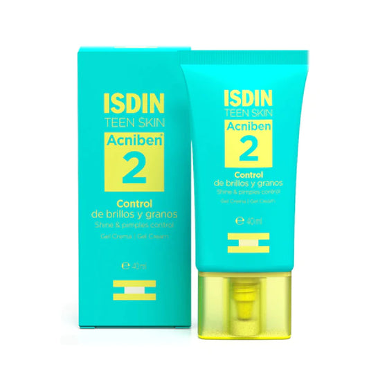 ISDIN ACNIBEN SHINE AND SPOT CONTROL GEL CREAM (NIACINAMIDE +ZINC PCA) 40 ML