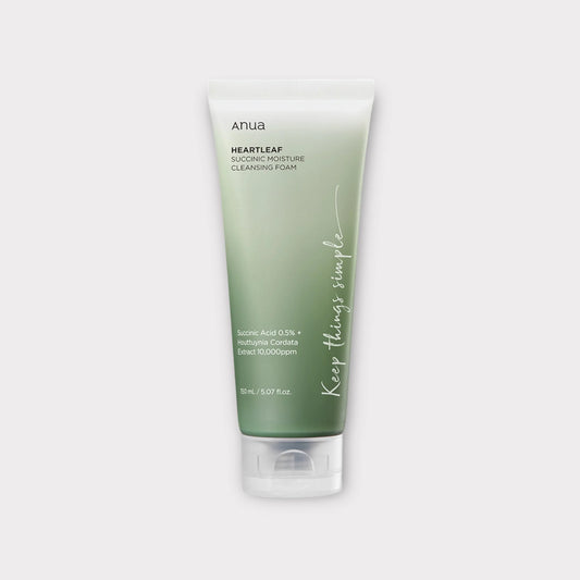 Anua - Heartleaf Succinic Moisture Cleansing Foam