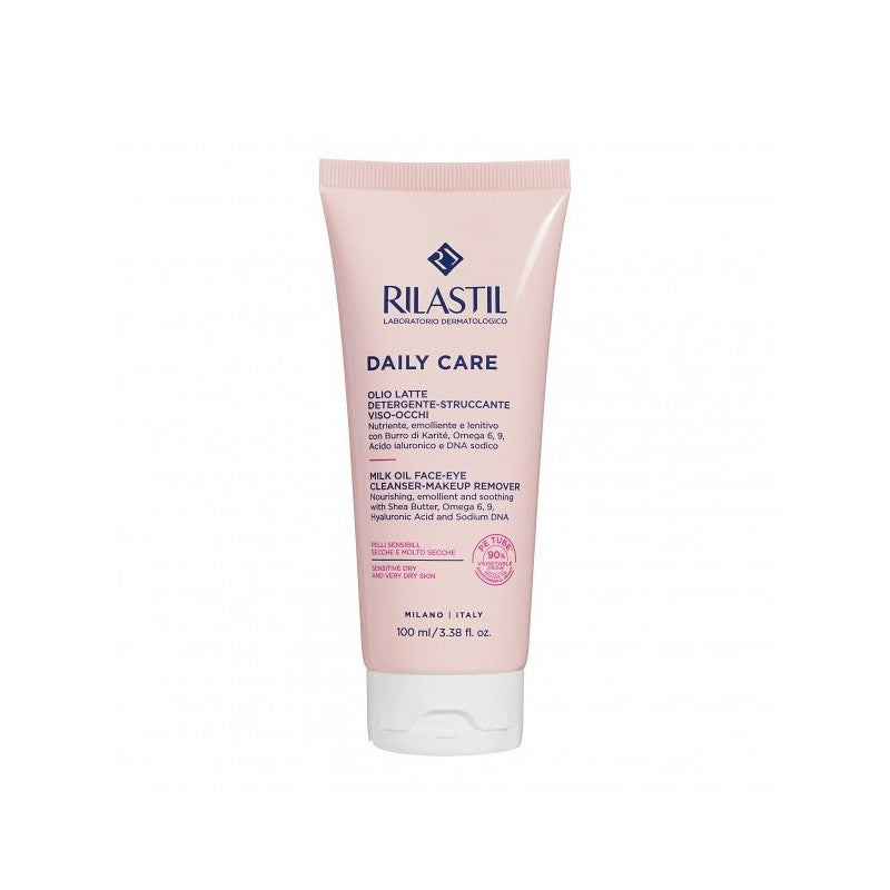 rilastil milk oil face-eye cleanser-make up remover 200 ml